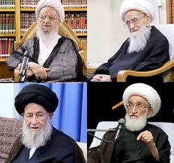 کلیپ بیانات مراجع معظم تقلید در دیدار با مسئولین اولین همایش ملی تصوف